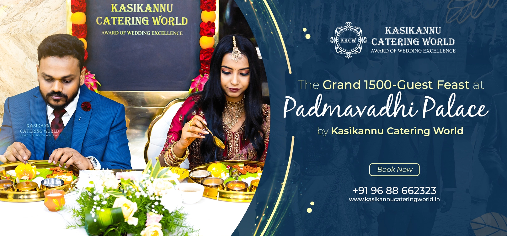An Affair to Remember: The Grand 1500-Guest Feast at Padmavadhi Palace by Kasikannu Catering World